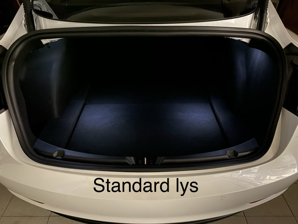 LED-stripe Trunk - Tesla Model 3 - Bilkomponenter.no